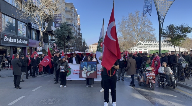 Isparta'da teröre lanet yürüyüşü düzenlendi