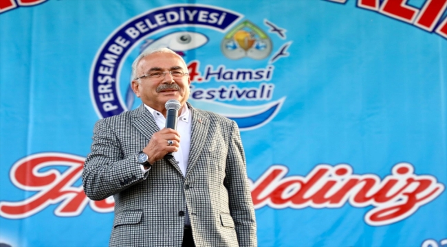 Ordu'da düzenlenen festivalde 10 ton hamsi tüketildi