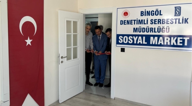 Bingöl'de Sosyal Market ile Yükümlülere Destek