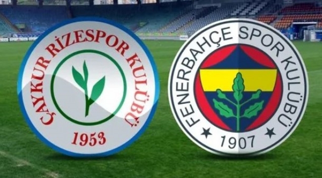 Rizespor - Fenerbahçe canlı izle