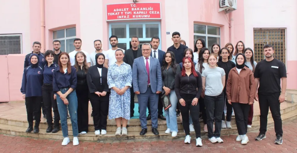 Tokat Meslek Yüksekokulu Öğrencileri, Ceza İnfaz Kurumunu Ziyaret Etti