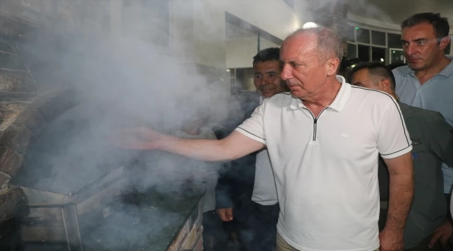 Memleket Partisi Genel Başkanı İnce, Hatay
